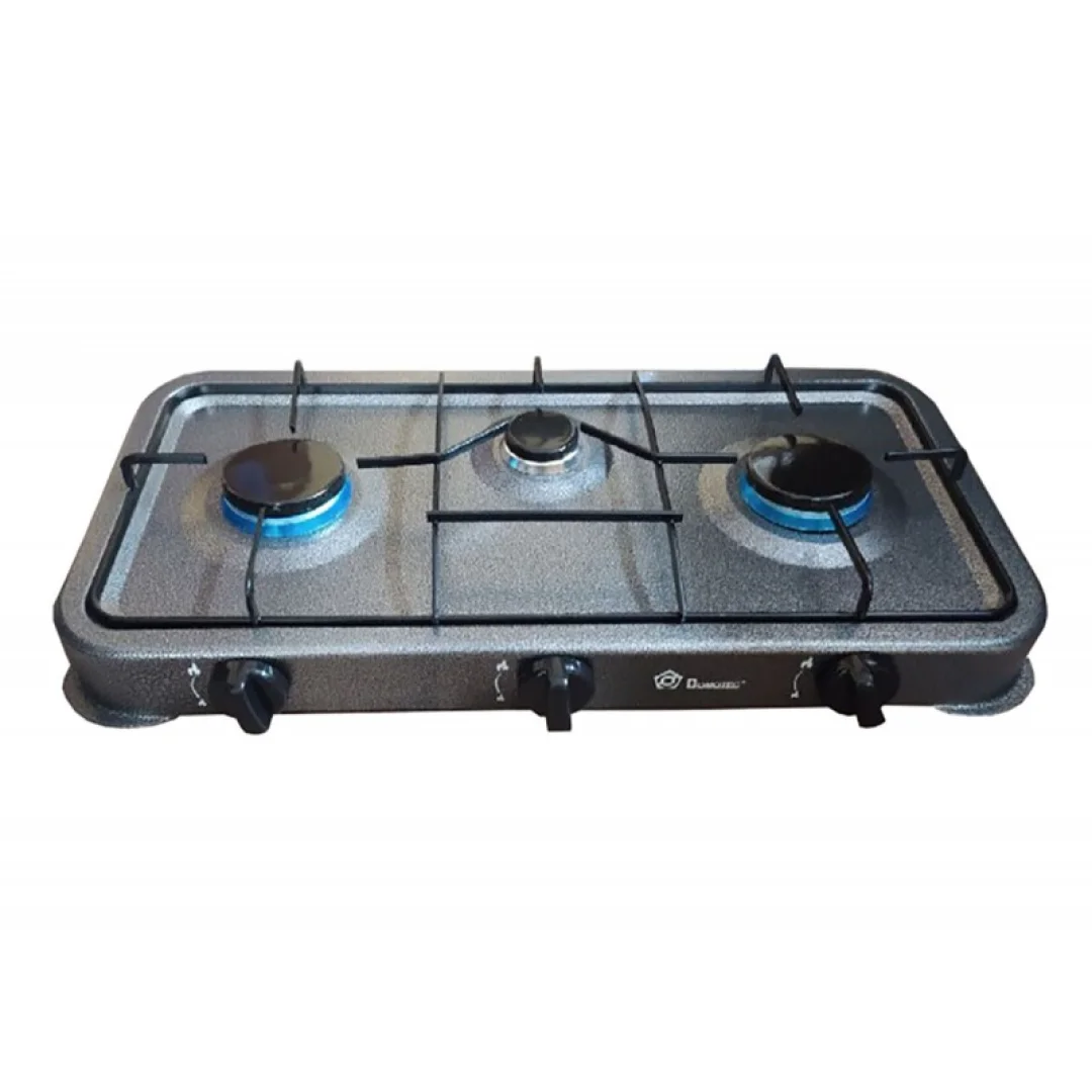 Плита газова Domotec MS-6603 3кф. (Сірий)